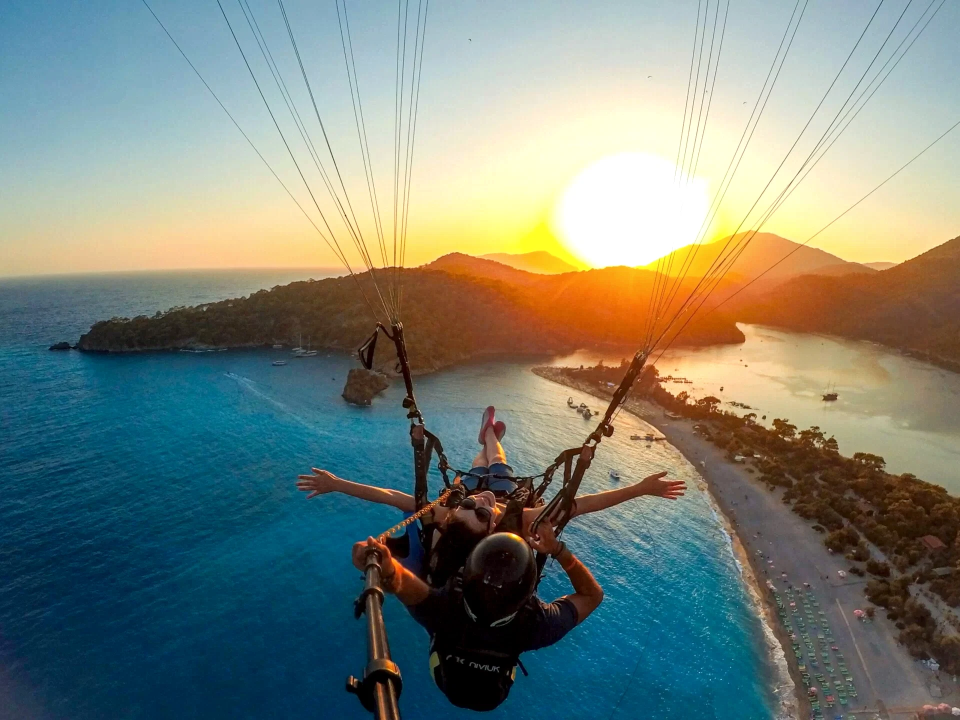 yamaç paraşütü fotoğraf ve video çekimleri